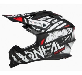 CASCO O´NEAL 2SRS GLITCH NEGRO/BLANCO