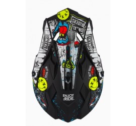 CASCO O´NEAL 2SRS RANCID NEGRO/BLANCO