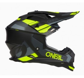 CASCO O´NEAL 2SRS SPYDE NEGRO/GRIS/AMARILLO FLUORESCENTE