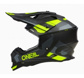 CASCO O´NEAL 2SRS SPYDE NEGRO/GRIS/AMARILLO FLUORESCENTE