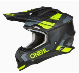 CASCO O´NEAL 2SRS SPYDE NEGRO/GRIS/AMARILLO FLUORESCENTE