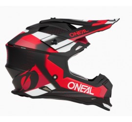 CASCO O NEAL 2SRS SPYDE NEGRO/ROJO/BLANCO