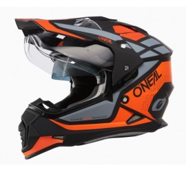 CASCO O NEAL SIERRA R NARANJA/NEGRO/GRIS