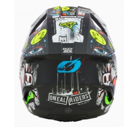 CASCO JUNIOR 3SRS RANCID negro/blanco