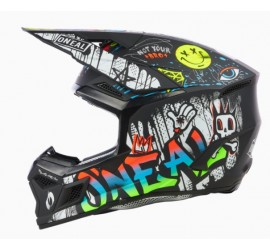 CASCO JUNIOR 3SRS RANCID negro/blanco