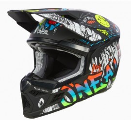 CASCO JUNIOR 3SRS RANCID negro/blanco