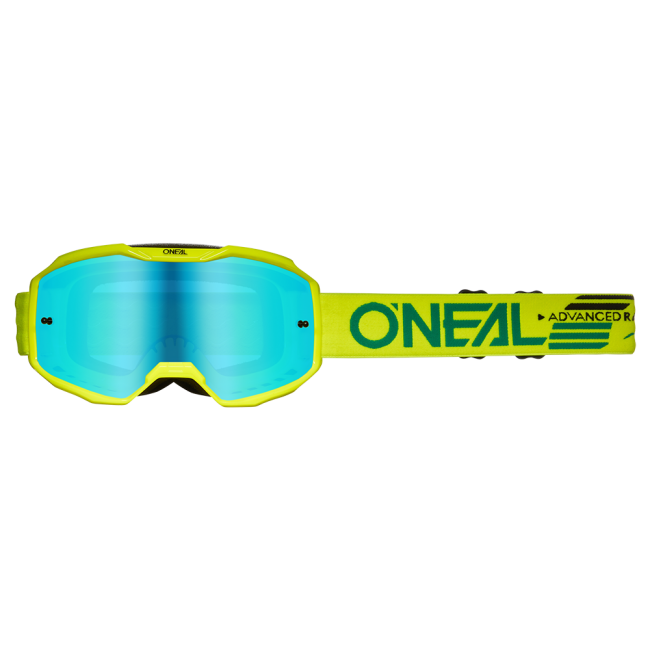 GAFAS B10 GOOGLE AMARILLO FLUOR ESPEJO AZUL