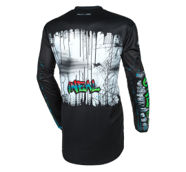 CAMISETA  MAYHEM SCARZ NEGRO/BLANCO