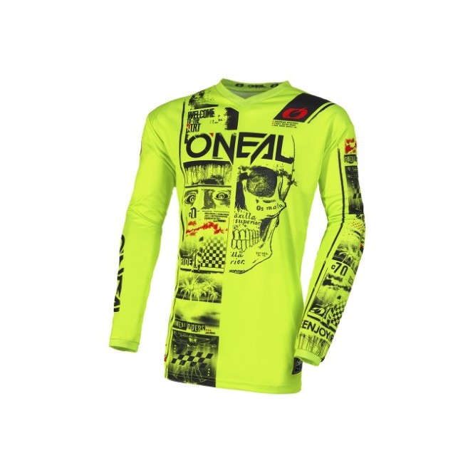 CAMISETA O´NEAL JUNIOR ELEMENT ATTACK AMARILLO NEÓN