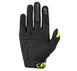 GUANTE O NEAL JUNIOR ELEMENT RACEWEAR NEGRO/AMARILLO NEON