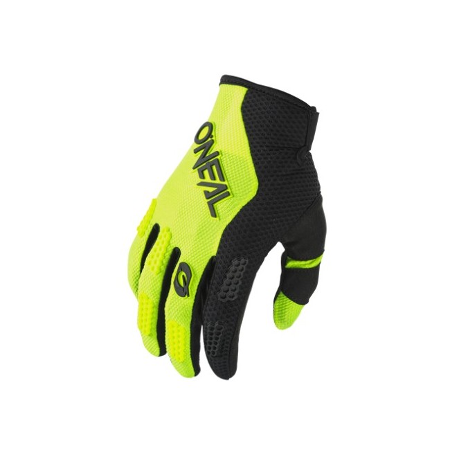 GUANTE O NEAL JUNIOR ELEMENT RACEWEAR NEGRO/AMARILLO NEON