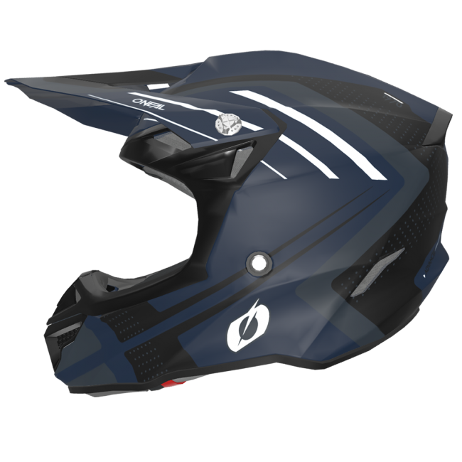 CASCO ONEAL 5SRS 2025 AZUL-BLANCO