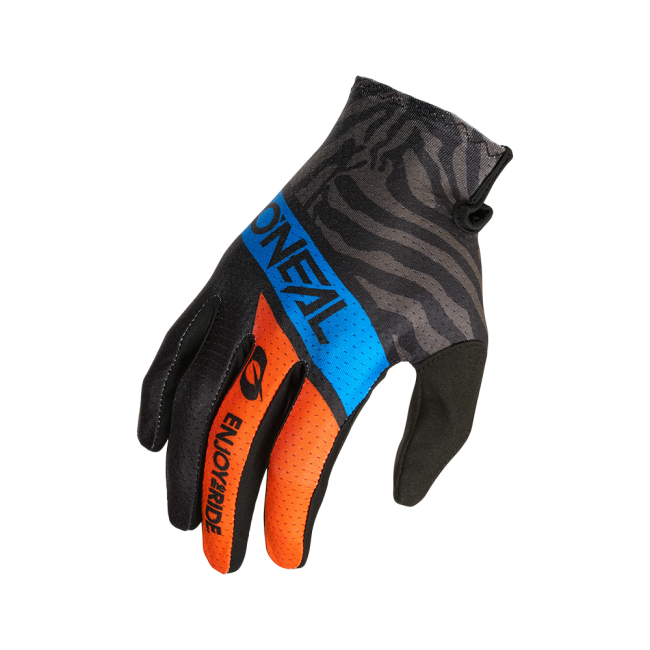 GUANTES MATRIX ONEAL 2025 AZUL-NARANJA-NEGRO