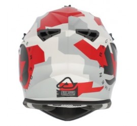 CASCO ACERBIS LINEAR BIANCO/GRIGIO