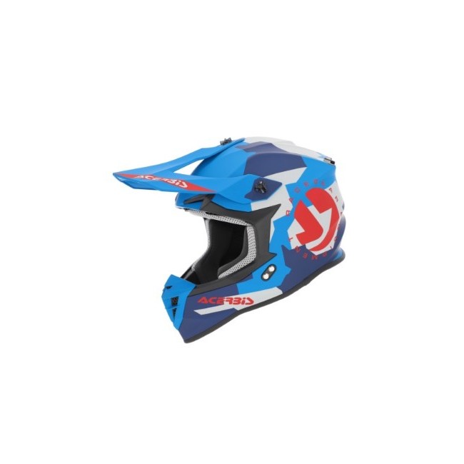 CASCO ACERBIS LINEAR 22-06 BLU/ROSSO2