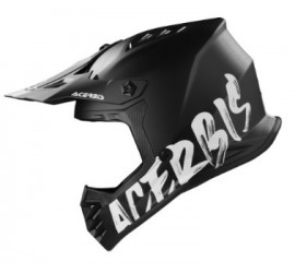 CASCO ACERBIS PROFILE JUNIOR BLACK MATT NERO 3