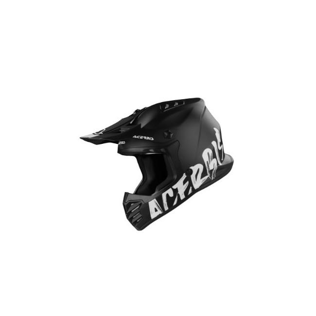 CASCO ACERBIS PROFILE JUNIOR BLACK MATT NERO 3