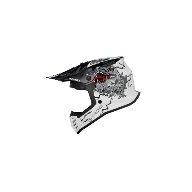 CASCO ACERBIS PROFILE JUNIOR BIANCO/NERO