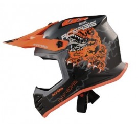 CASCO ACERBIS PROFILE JUNIOR NERO/ARANCIO FLUO