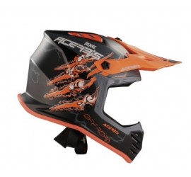 CASCO ACERBIS PROFILE JUNIOR NERO/ARANCIO FLUO