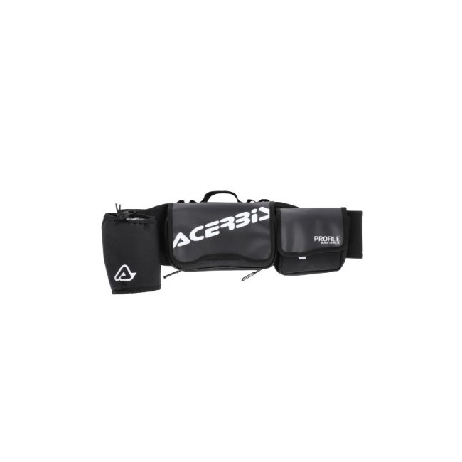RIÑONERA ACERBIS PROFILE LOGO WAIS PACK NEGRO/ BLANCO