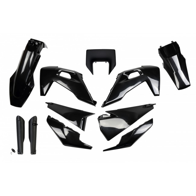 FULL KIT UFO HUSQVARNA TE/FE 20-23 NEGRO