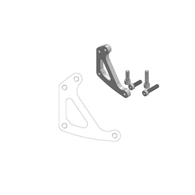 SOPORTE DE DISCO MOTO MASTER SUZUKI 320MM RMZ 250-450 01-24