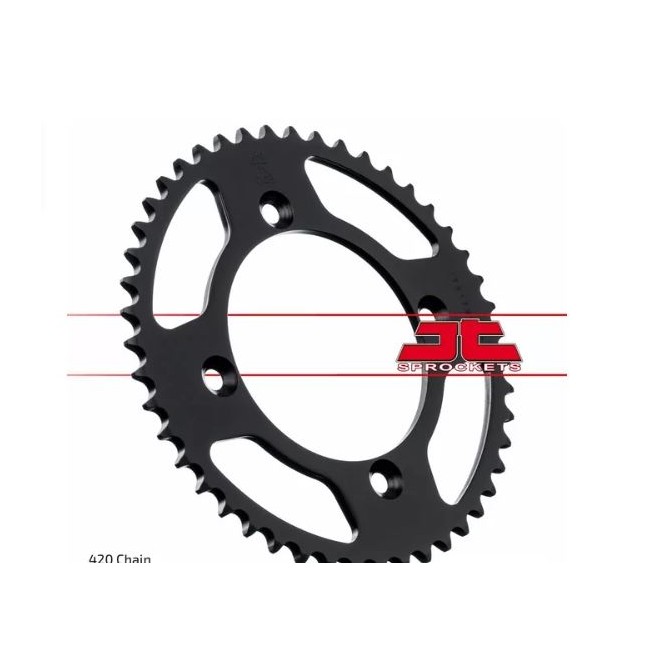 CORONA DE ACERO NEGRA YAMAHA YZ65 18-24