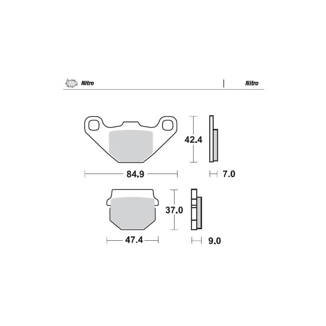 CARETA FRONTAL SUZUKI UFO RM125-250 96-98 BLANCO