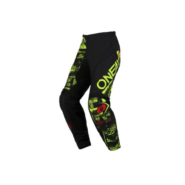 PANTALON ONEAL ELEMENT 2025 NEGRO-AMARILLO