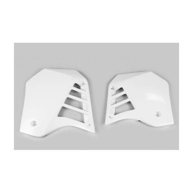 ALETAS DE RADIADOR YAMAHA UFO YZ125 87-88 BLANCO