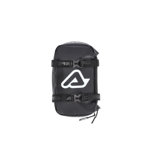 RIÑONERA FRONT ACERBIS NEGRO-BLANCO