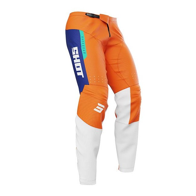 PANTALON SHOT DEVO NARANJA-BLANCO