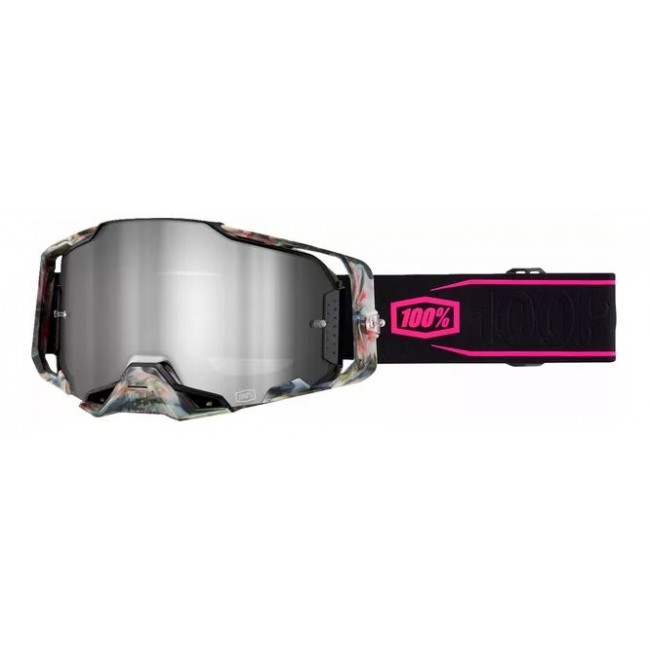 GAFAS 100% ARMEGA NEGRO-ROSA