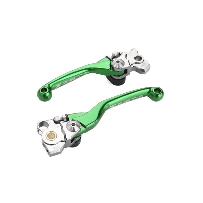 JUEGO MANETAS REVERSIBLE VERDE KX 450 19/21 Y KX 250 21