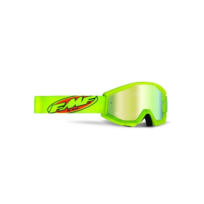GAFAS FMF POWERCORE CORE YELLOW - MIRROR GOLD