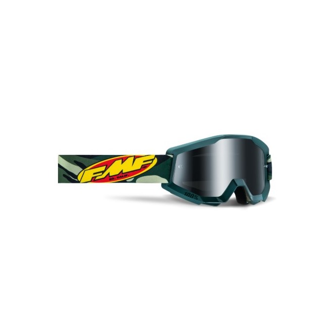 GAFAS FMF POWERCORE ASSAULT CAMO - MIRROR SILVER