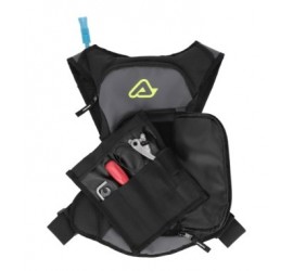 MOCHILA ACQUA LOGO BACKPACK  ACERBIS NEGRO-GRIS-AMARILLO