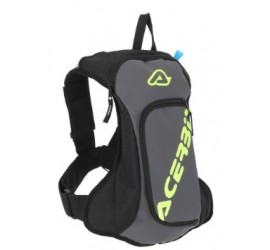 MOCHILA ACQUA LOGO BACKPACK  ACERBIS NEGRO-GRIS-AMARILLO