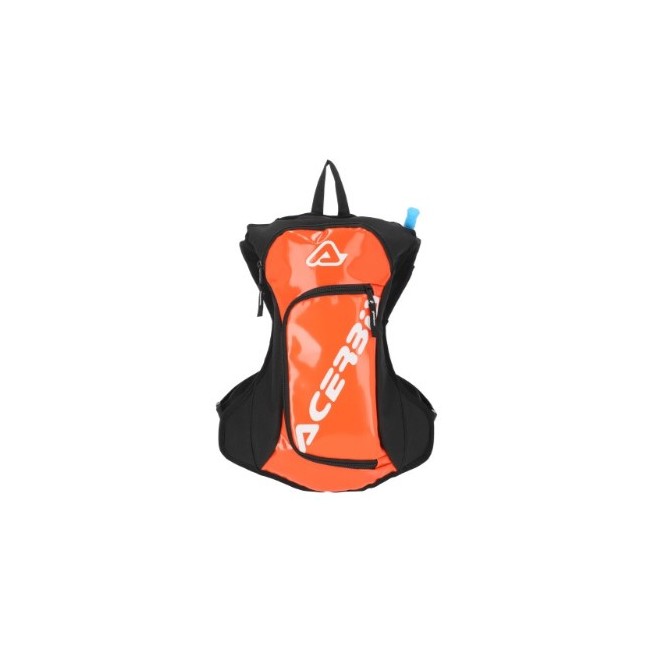 MOCHILA ACQUA LOGO BACKPACK  ACERBIS NEGRO-NARANJA-BLANCO