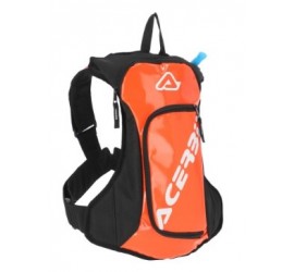 MOCHILA ACQUA LOGO BACKPACK  ACERBIS NEGRO-NARANJA-BLANCO