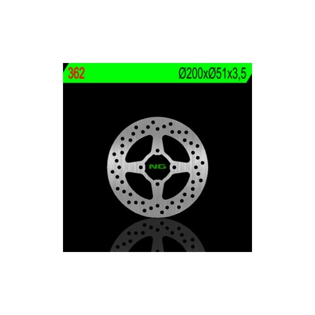 DISCO DE FRENO TRASERO NG BRAKES YAMAHA  YFM 250-350 04-13