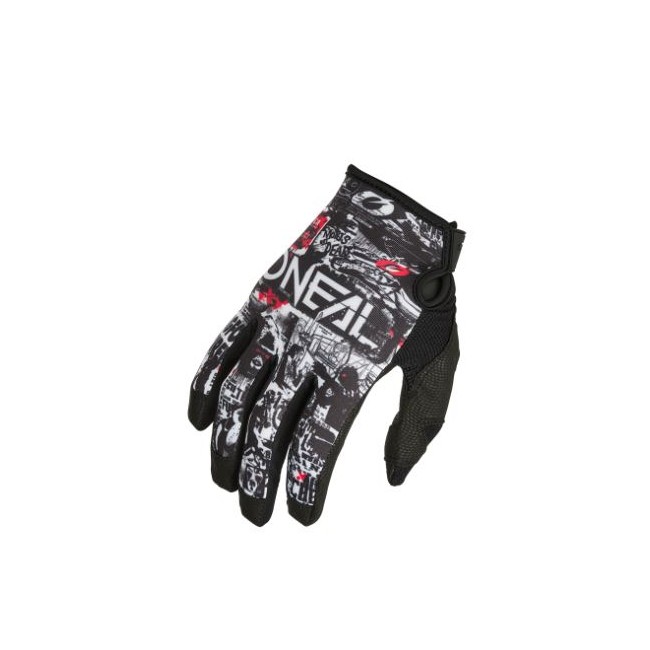GUANTE ONEAL MAYHEM NEGRO-BLANCO