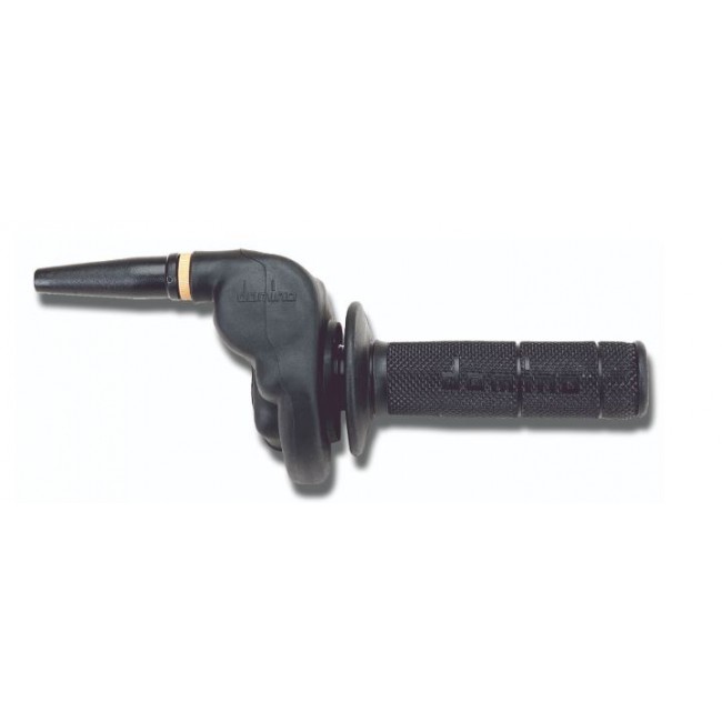 PUÑO DE GAS DOMINO NEGRO CON GOMA PROTECTORA
