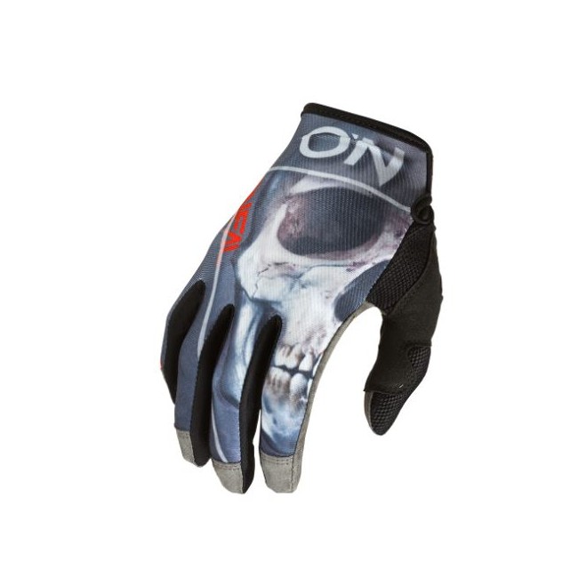 GUANTE ONEAL MAYHEM BONES  NEGRO ROJO
