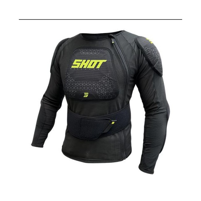 PETO SHOT JUNIOR AIRLIHGT NEGRO -AMARILLO FLUOR