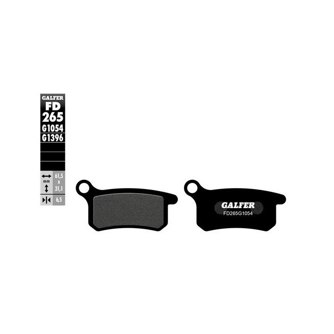 PASTILLA DEL/TRAS SEMI METAL KTM SX/XC  65/105 (VARIOS)