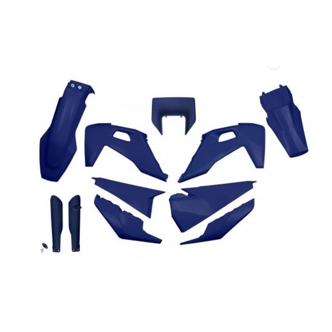KIT DE PLASTICOS UFO HUSQVARNA TE/FE 2020-23 AZUL