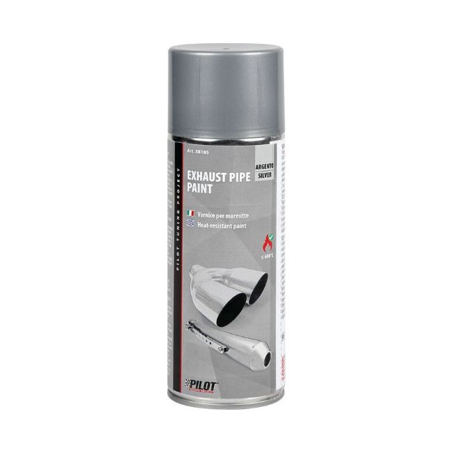 PINTURA EN SPRAY PARA SILENCIADORES LAMPA 400 ML PLATA