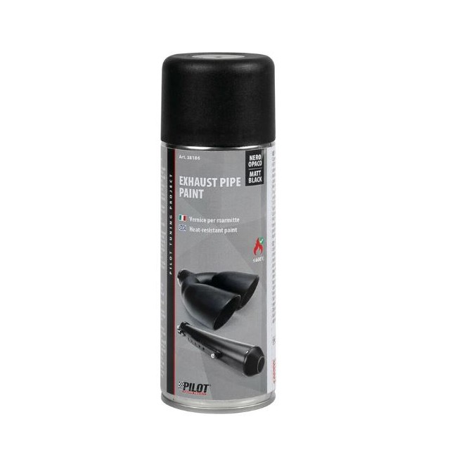 PINTURA EN SPRAY PARA SILENCIADORES LAMPA 400 ML NEGRO MATE